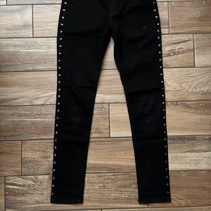 Black Studded Pants
